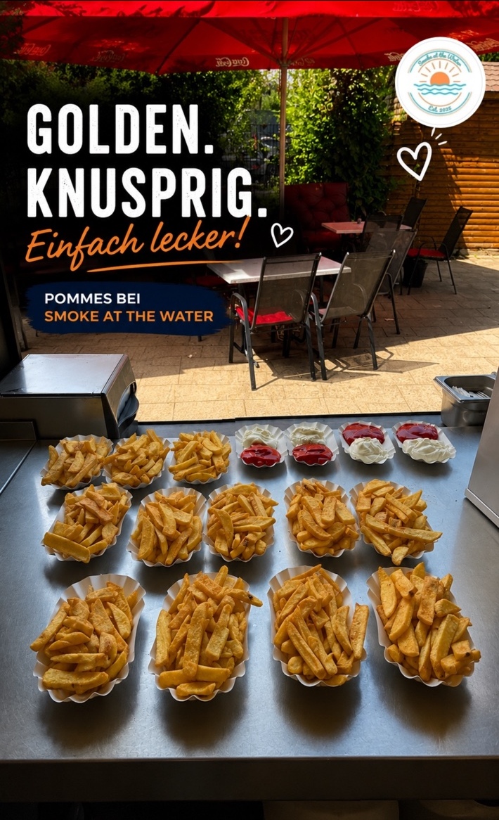 Vollständige Originalgestaltung: Pommes für Smoke at the Water