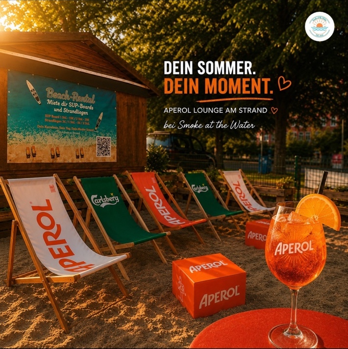 Dein Sommer. Dein Moment. – Sommerlounge bei Smoke at the Water